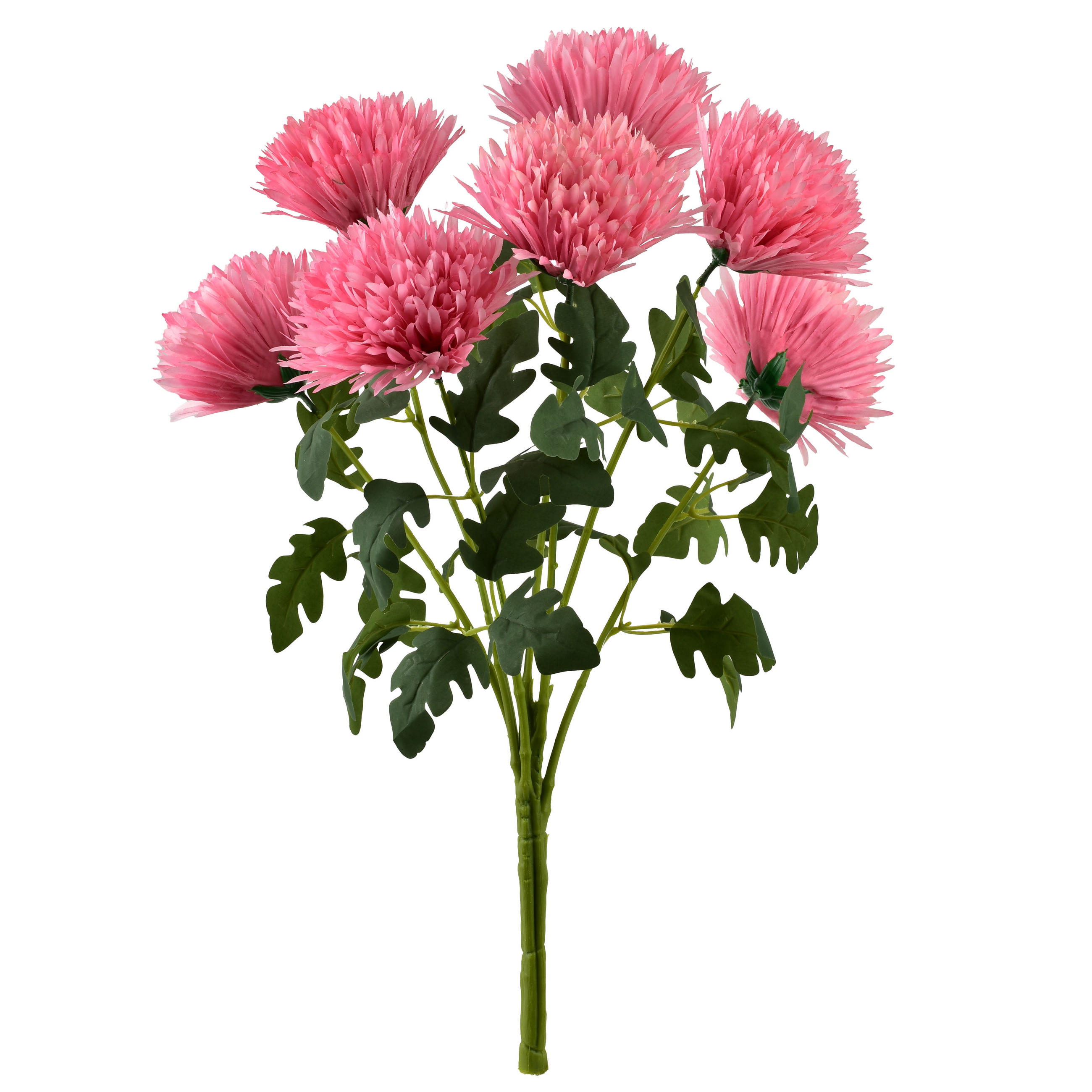 KUNSTBLUMENSTRAUSS Viridis 7-tlg Rosa - Rosa, Kunststoff (57cm) - Mondex