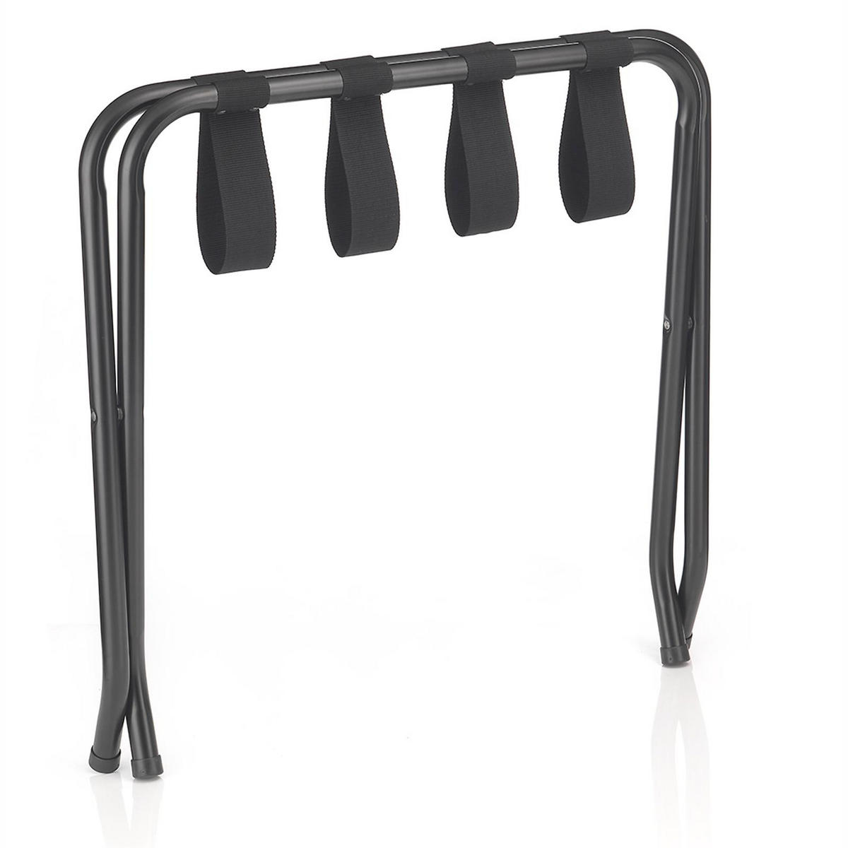 KOFFERSTÄNDER LUGGAGE - Schwarz, Metall (67/54/40cm) - CARO-Möbel