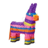 PINATA osel - různobarevná, papír (40/55/13cm) - Relaxdays
