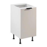 UNTERSCHRANK D45 P/L – Sorento Weiß Beige – Weiß / Beige - Beige/Weiß, Holzwerkstoff (45/87/52cm) - ROYAL24_MARKT