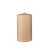 STUMPENKERZEN "Beige", Größe Ø7cm x Höhe: 12 cm - Beige, Naturmaterialien (7/12cm) - HS Candle