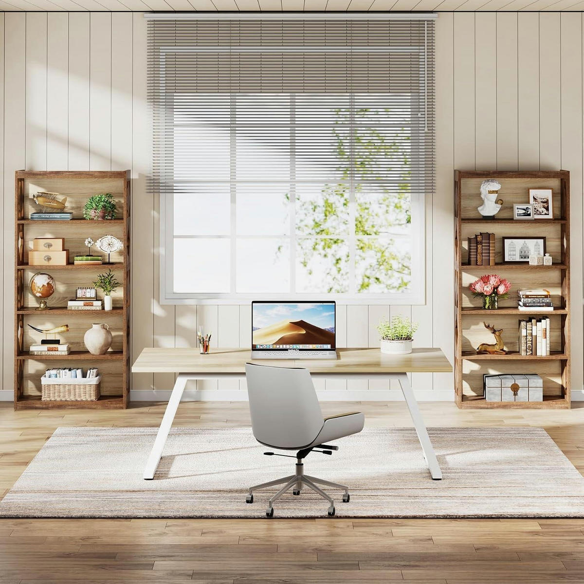BÜCHERREGAL 6 Ebenen 178 cm Vintage Walnuss - Braun, Holzwerkstoff (80/179/30cm)