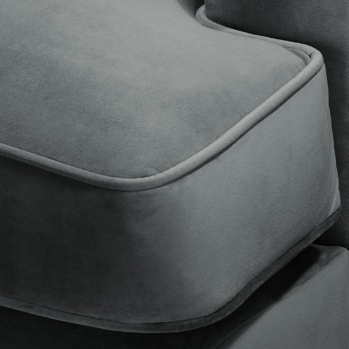 SESSEL mit Rollen - Braun/Grau, Birkenholz/Textil (78/85/86cm) - home24