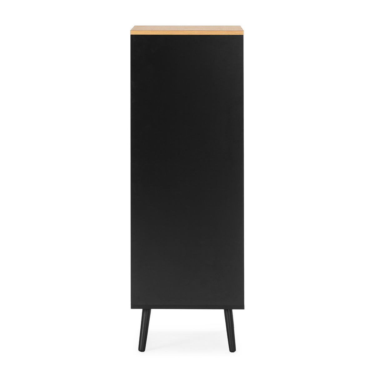 KOMMODE 50/115/40 Desi schwarze Farbe - Schwarz, Holzwerkstoff (50/115/40cm) - VS Venta-stock