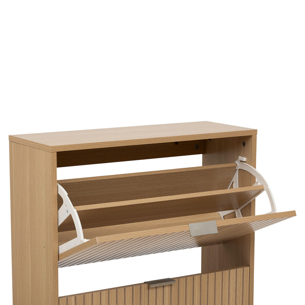 SCHUHSCHRANK für den Flur Tasso 63/24/131,5 cm - Braun, Holzwerkstoff (24/131.5/63cm) - 5five Simply Smart