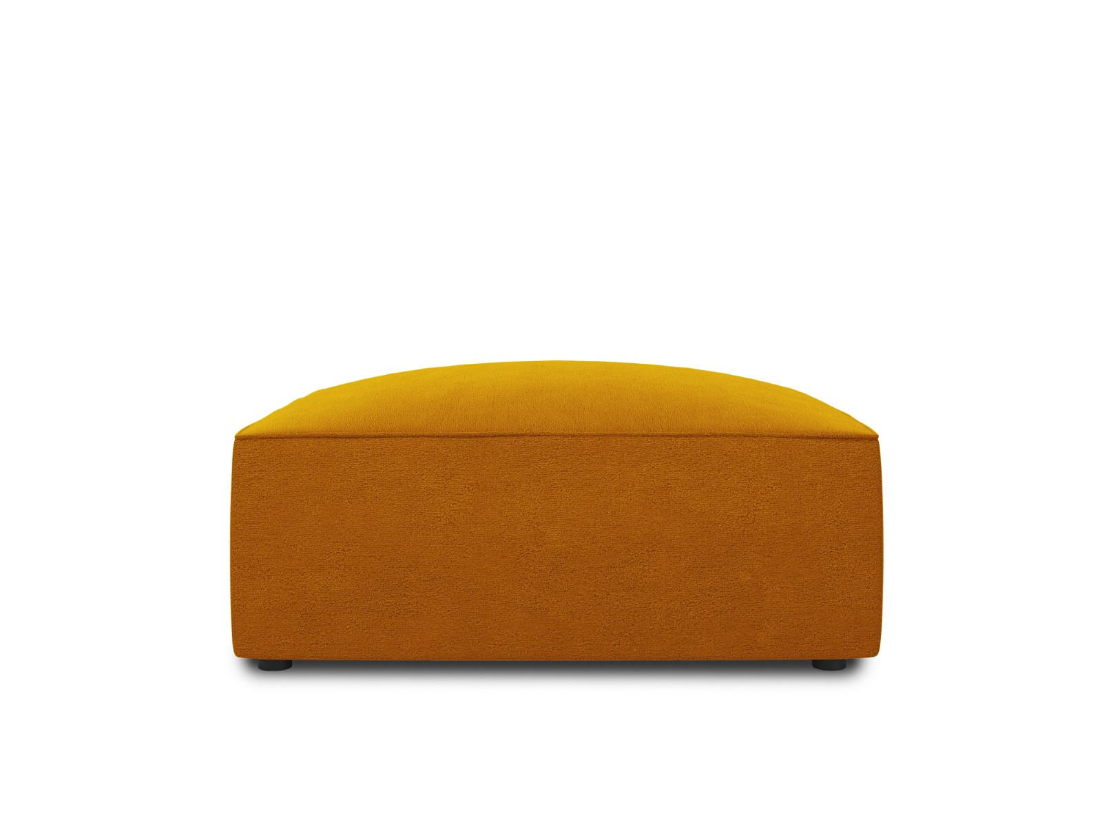 POUF Ruby aus Samt gelb - Gelb, Textil (93/40/93cm) - Micadoni
