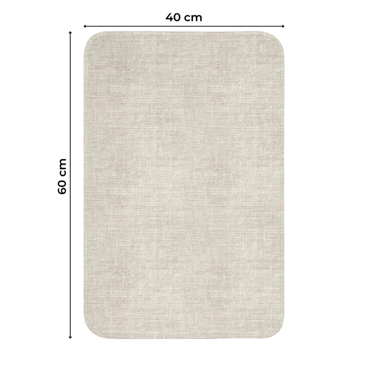 WC PŘEDLOŽKA Povlečení - Textura - Béžová 40x60 cm - béžová, textil/plast (40/1cm) - OnlyWow
