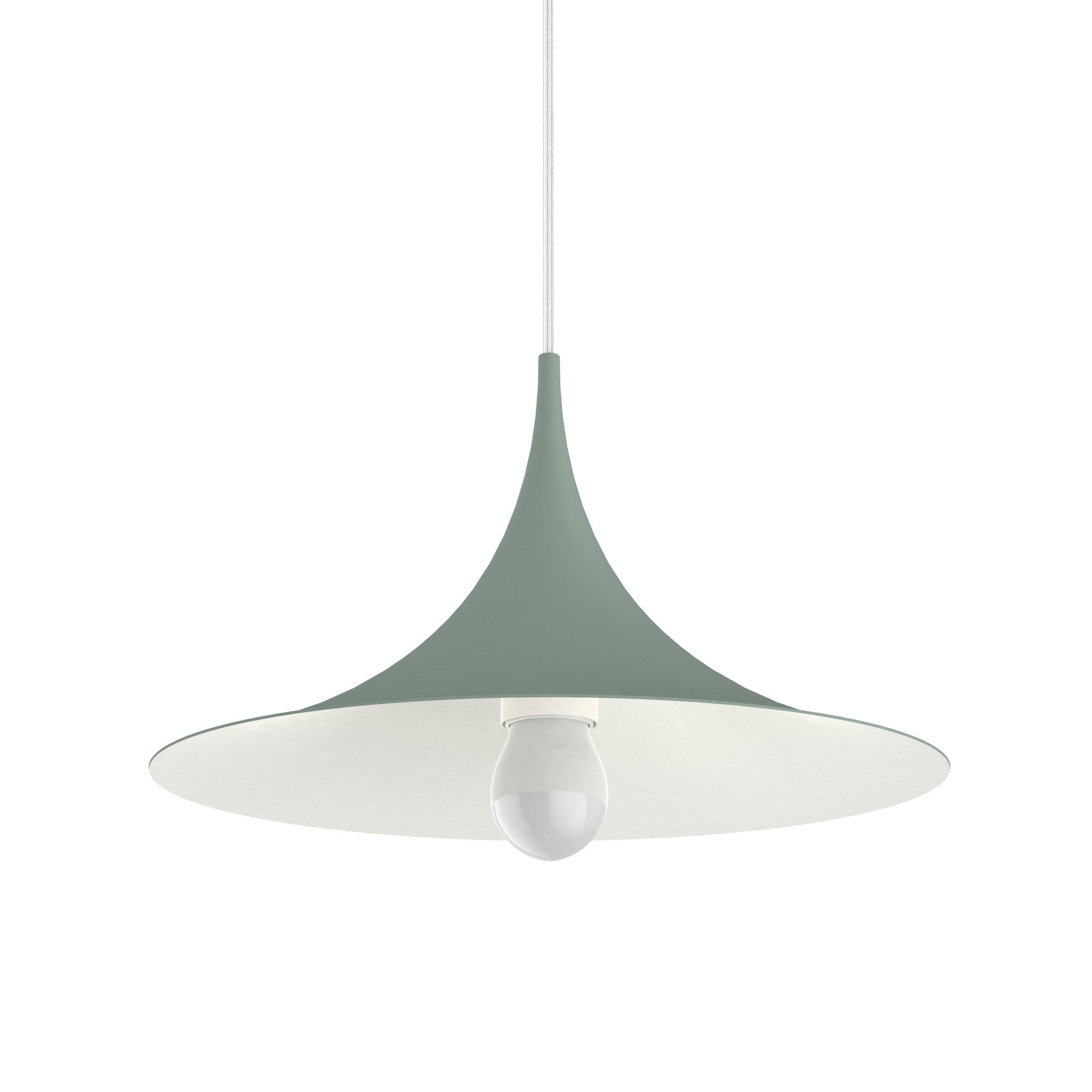 HÄNGELEUCHTE Louie - Grün, Metall (33/33/16cm) - Lumicom