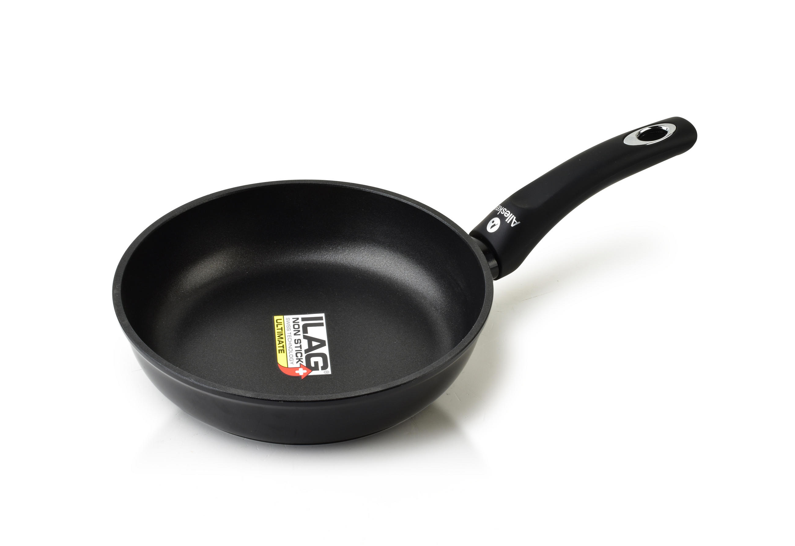 PFANNE Fennel Schwarz 20/36.5/4.5 cm Metall - Schwarz, Metall (20cm) - Mondex