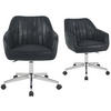 BÜROSTUHL Mika-Noel - Chromfarben/Schwarz, Textil/Metall (60/79/61cm) - DUBI Möbel