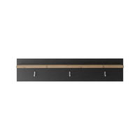 GARDEROBENPANEEL I11 Kastanie & Fresko 107/23/18 cm breit - Grau, Holzwerkstoff (107/23/18cm) - Livojo