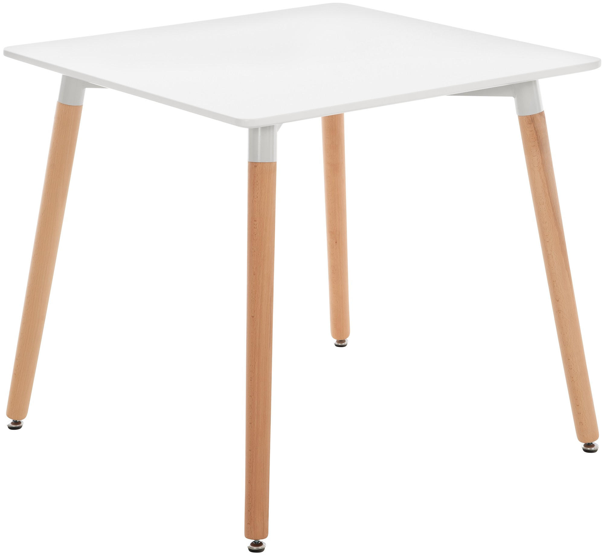 KONSOLENTISCH eckig 80/80/75 cm Holz weiß - Weiß, Holz (80/80/75cm) - CLP