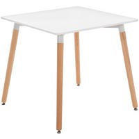 KONSOLENTISCH eckig 80/80/75 cm Holz weiß - Weiß, Holz (80/80/75cm) - CLP