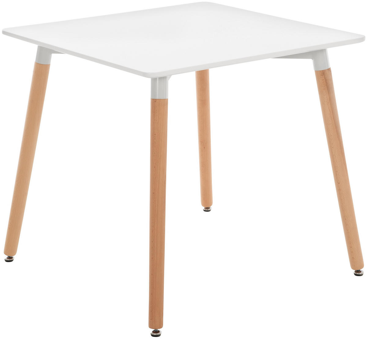 KONSOLENTISCH eckig 80/80/75 cm Holz weiß - Weiß, Holz (80/80/75cm) - CLP