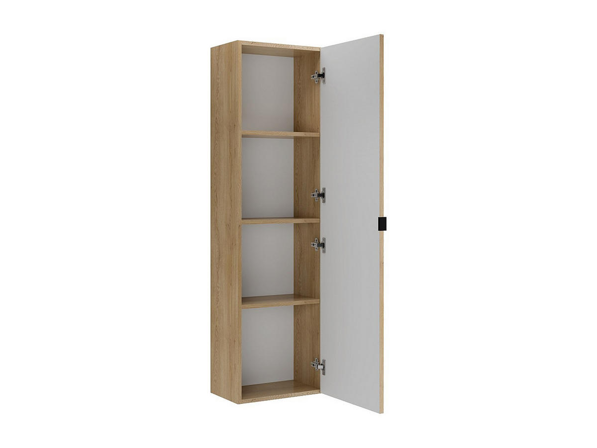 BADSCHRANK - 40 cm x 26.6 cm - Holz, Platte, Holz, Platte - Naturfarben Hell - FILOR - Naturfarben, Holz (40/140/26.6cm) - Vente-Unique