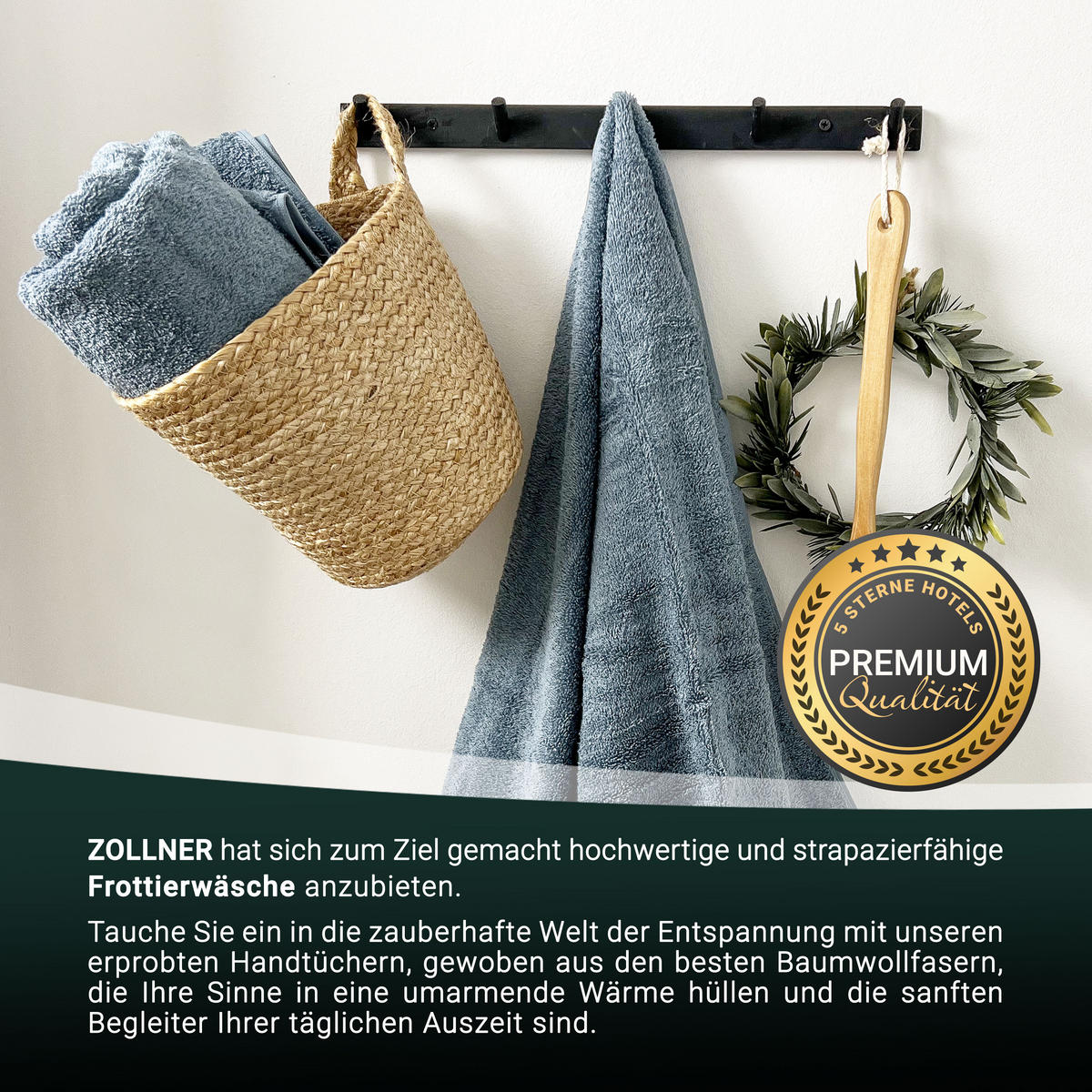 BADETUCH, 2er-Set, 100x150 cm, 100% Baumwolle, Schwarz - Grau, Textil (100/150cm) - Zollner