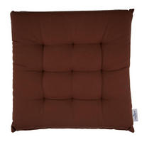 SITZKISSEN MIT 9 PUNKT-STEPPUNG DOVE - Dunkelbraun, Textil (40/40/5cm) - Tom Tailor
