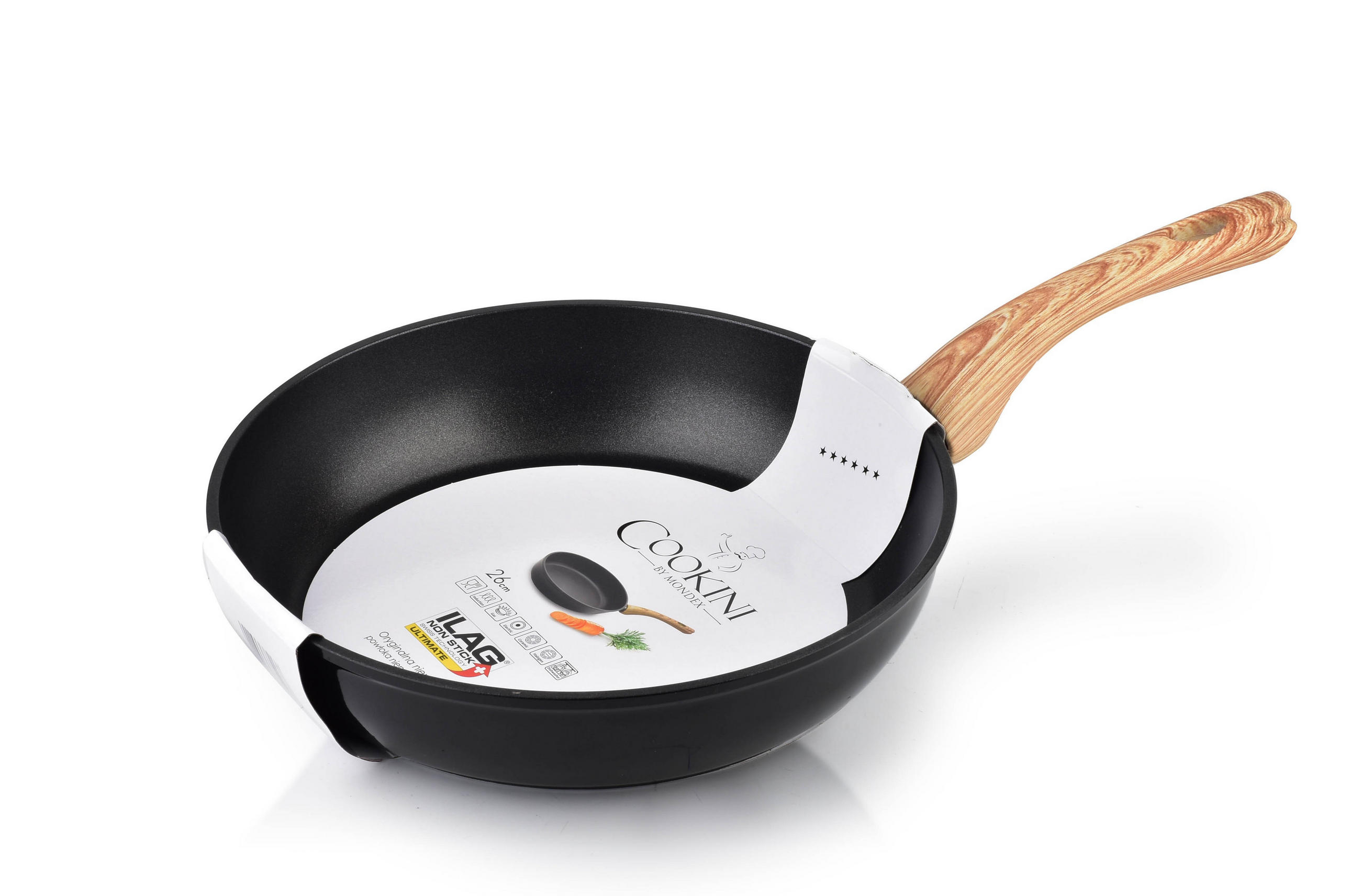 BRATPFANNE Carrot Ilag Schwarz 45/26/5.9 cm Metall - Schwarz, Metall (45cm) - Mondex