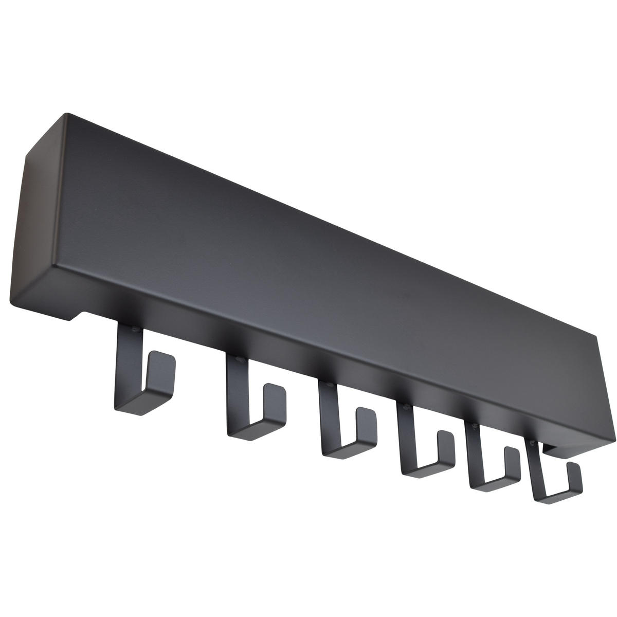 KLEIDERABLAGE Mula Schwarz - Schwarz, Metall (61/19/6cm) - LOFT42
