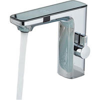WASCHTISCHARMATUR Sensorarmatur mit Digitalanzeige, Chrom - Chromfarben, Metall (18/14/4.5cm) - Kaket