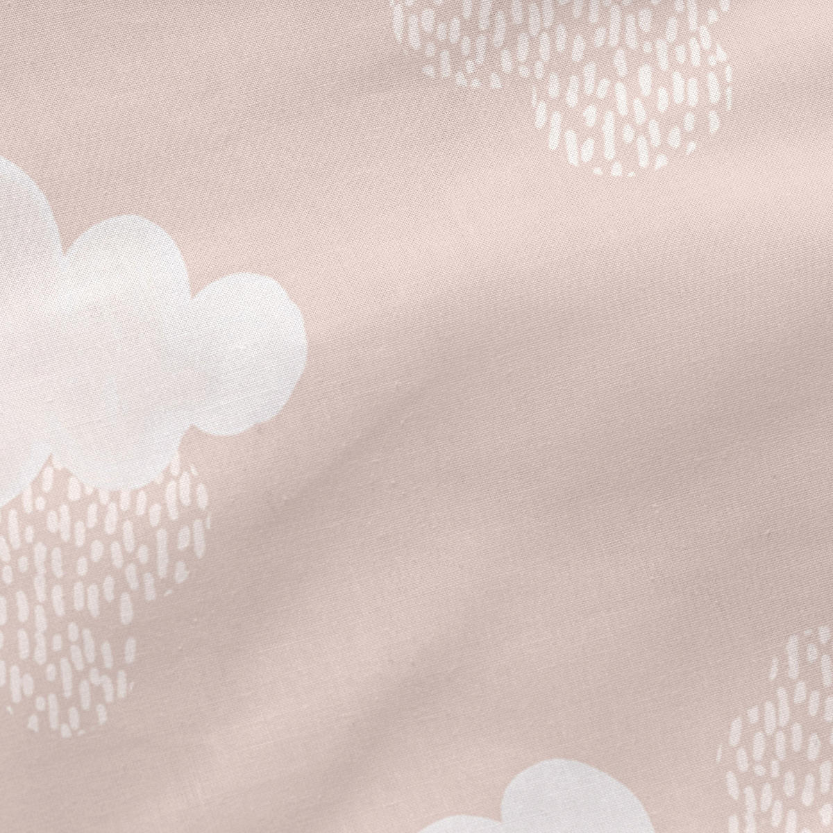 NORDIC-SACK clouds 90x200 cm ohne füllung rosa - Pink, Textil (90/200cm) - Happy Friday