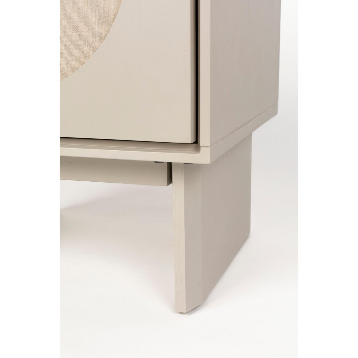 BEISTELLTISCH Twin - Grau, Holzwerkstoff (40/44/59cm) - Zuiver