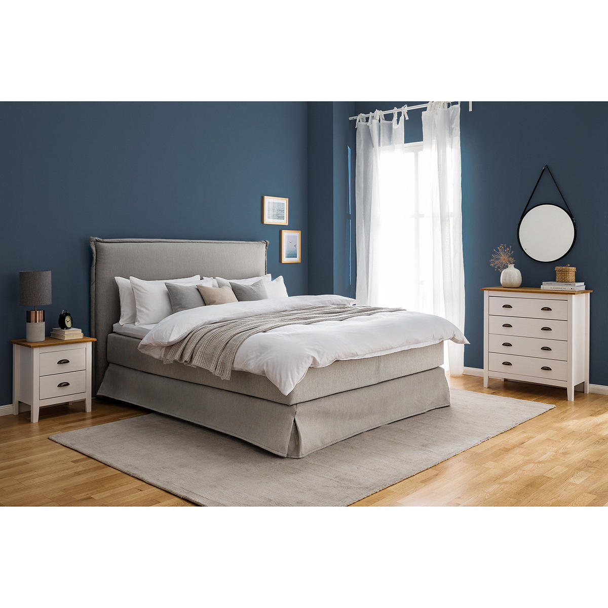 KOMMODE - Kiefer massiv - Kieferfarben, Holz (79/82/40cm) - home24