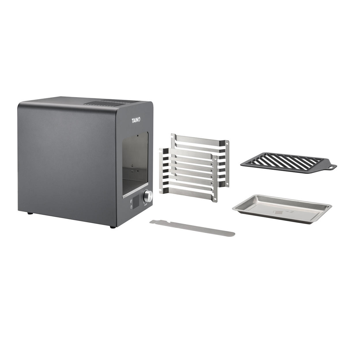 OBERHITZEGRILL elektrisch - Schwarz, Metall (27/39.5/38cm) - TAINO