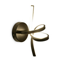 LED - WANDLEUCHTE Nebelthir 17.0/19.5/31.0 cm - Schwarz, Kunststoff (17/19.5/31cm) - ZMH