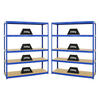SCHWERLASTREGAL Giant Elephant 2er-Set mit 2x 180x150x45 cm Fachlast 200 kg Blau - Blau, Metall (300/180/45cm) - PROREGAL