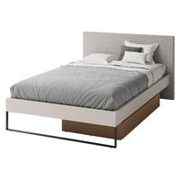 JUGENDBETT Sigma 120x200 SG13 - Kaschmir/Trüffeleichefarben, Holzwerkstoff/Metall (120/200cm) - MIRJAN24