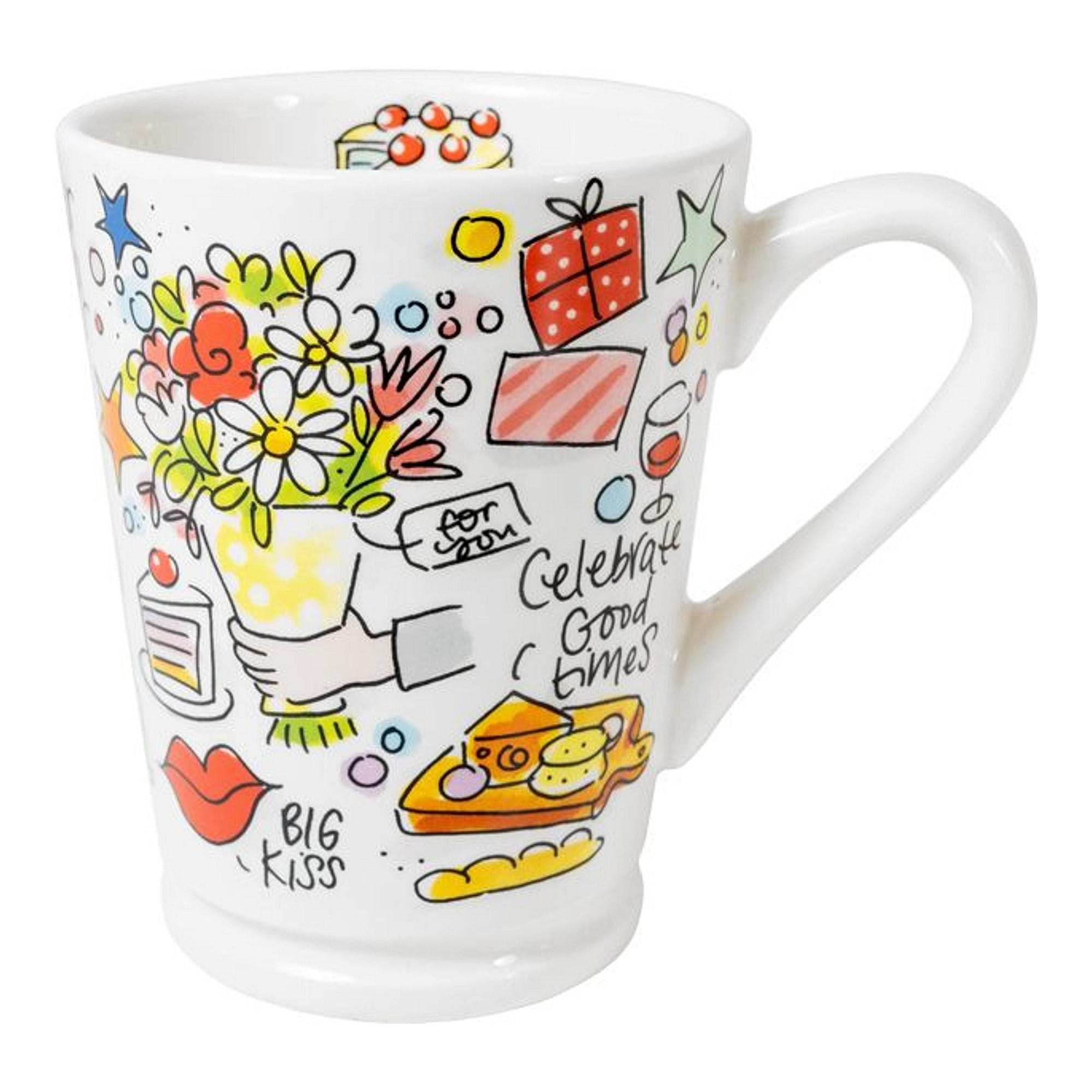 XL-BECHER Ewig jung in Bunt - 500 ml - Multicolor, Keramik (0.5L) - Blond Amsterdam