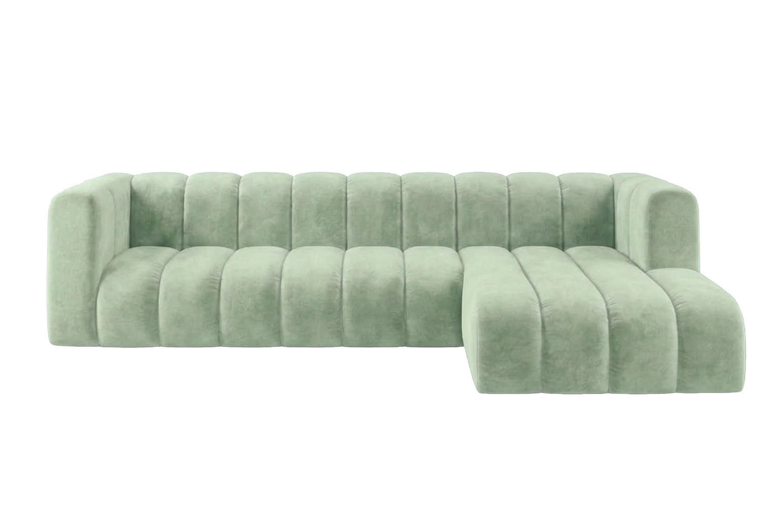 Kaiser Möbel Ecksofa Mintgrün 318x179 cm