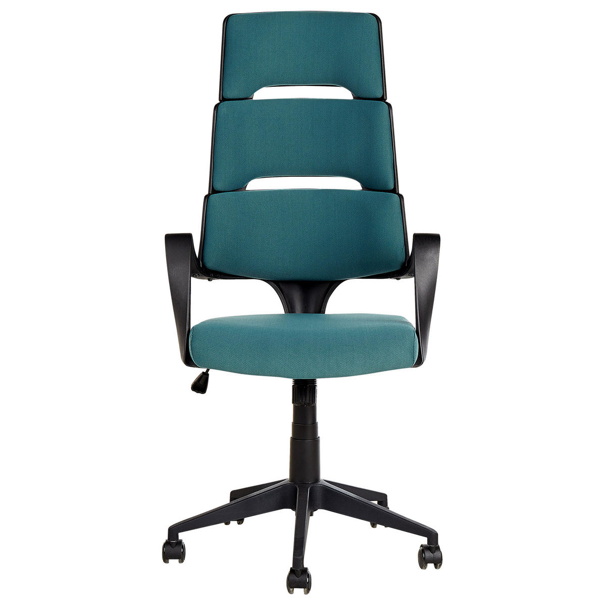 BÜROSTUHL Kunststoff Blau Grandiose - Blau, Textil (66/118/52cm) - Beliani