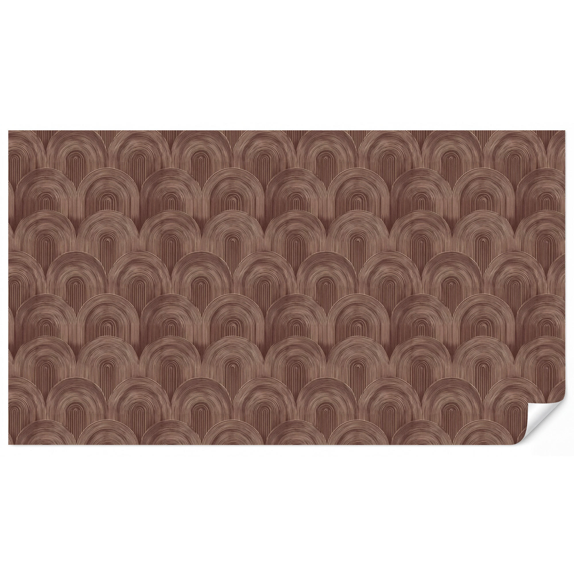 OnlyWow Tapete Dunkelbraun 450x240 cm