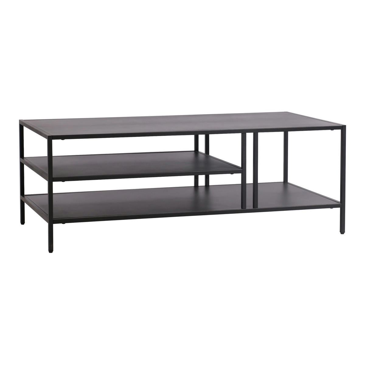 COUCHTISCH Kumlinge 40/110/55 cm - Schwarz, Metall (55/110/40cm) - [en.casa]