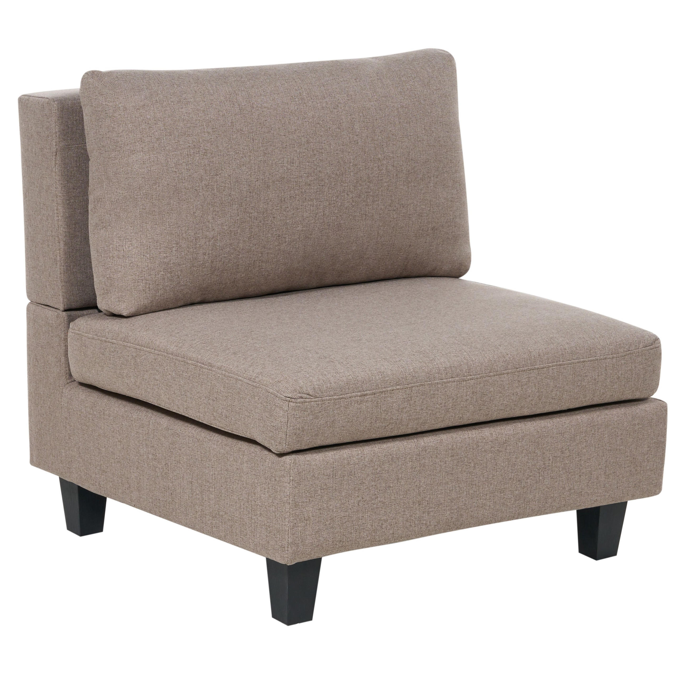 Beliani Sesselmodul Braun, Schwarz 76x72x76 cm