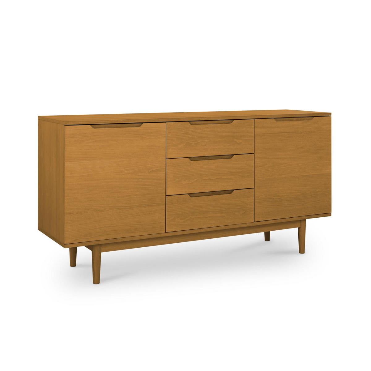 SIDEBOARD Wildeiche - Honigeiche/Eichefarben, Holz/Holzwerkstoff (160/80/45cm) - Furnhouse