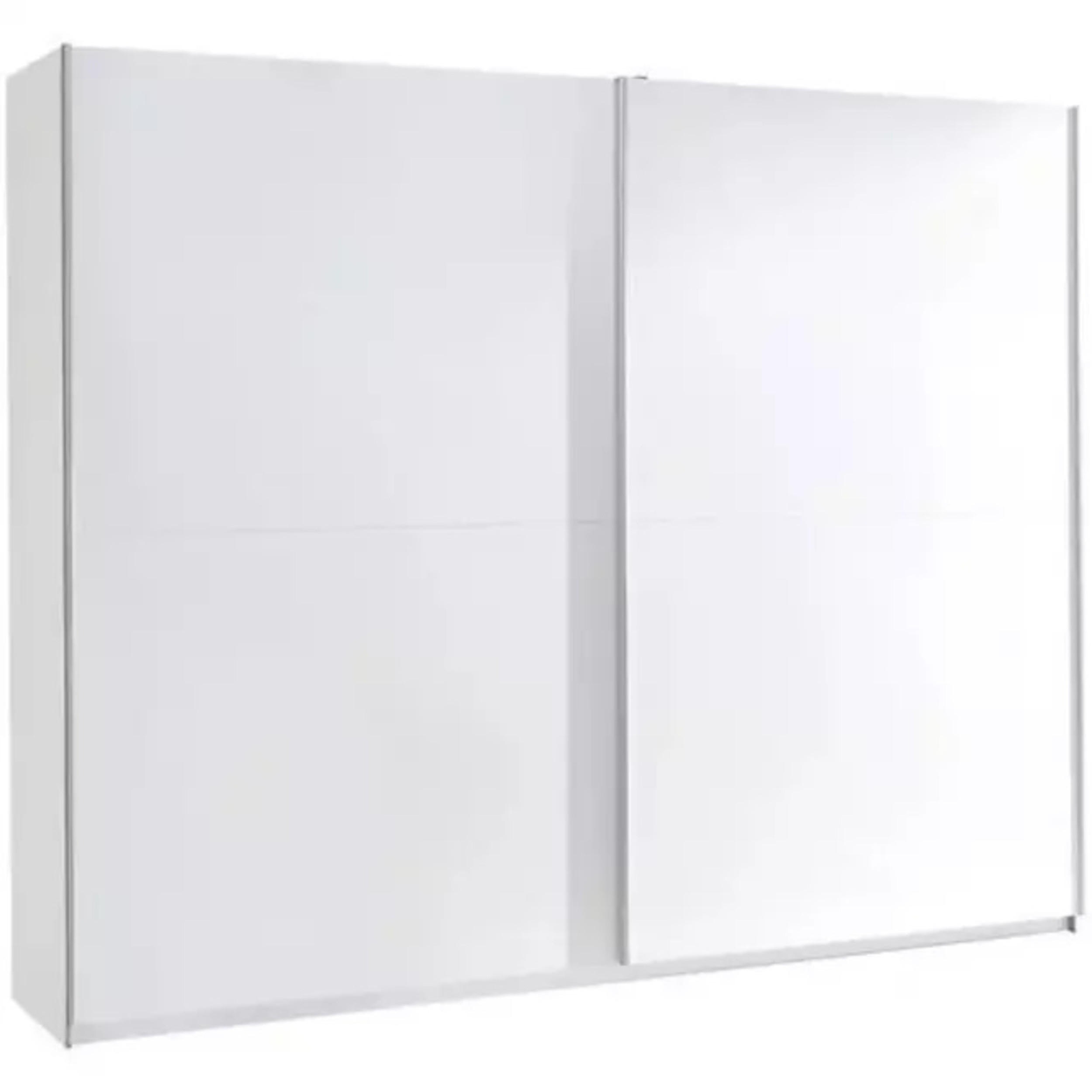 SCHIEBETÜRENSCHRANK - Kleiderschrank MAXI 3 - Weiß, Holzwerkstoff (244/206/64cm) - Möblo