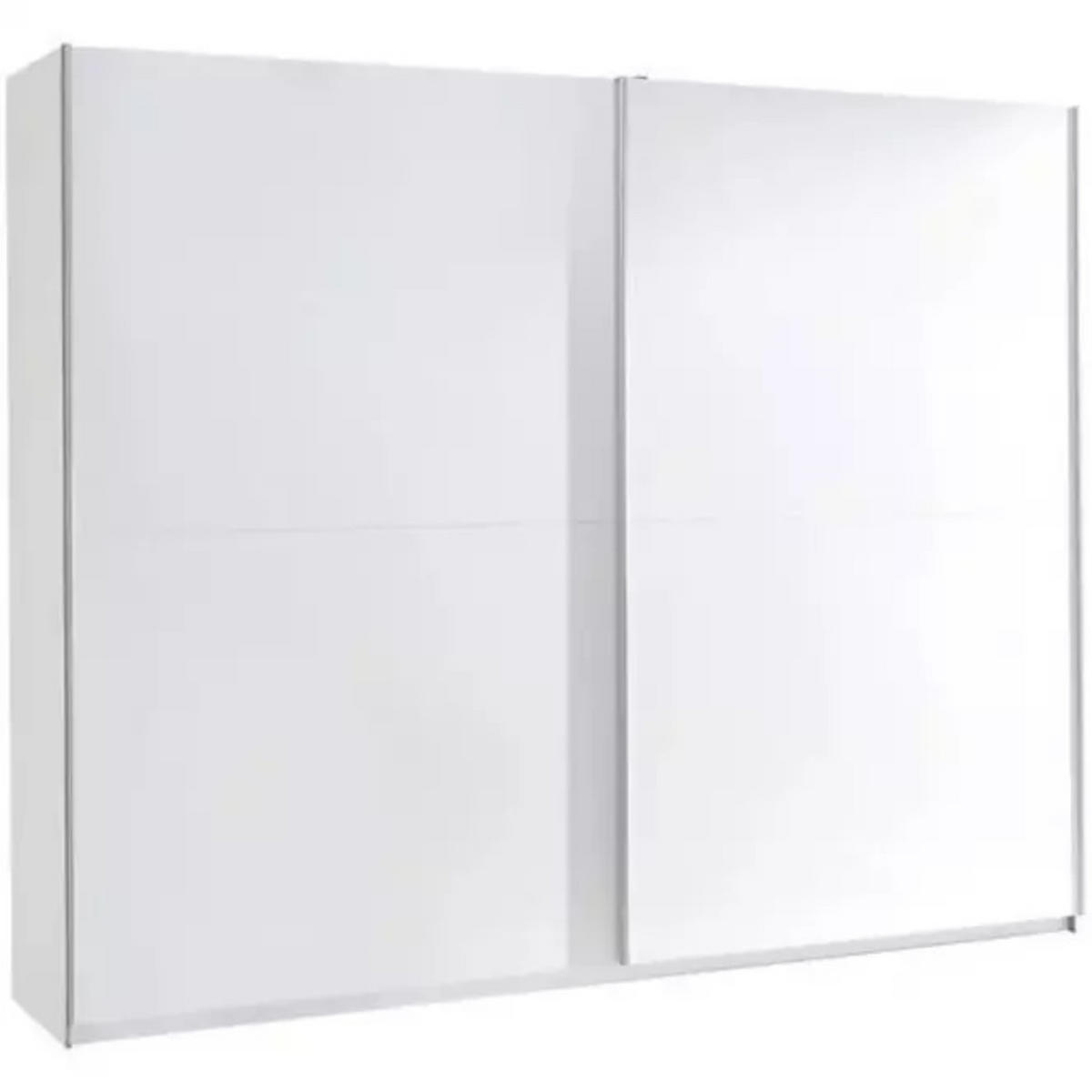 SCHIEBETÜRENSCHRANK - Kleiderschrank MAXI 3 - Weiß, Holzwerkstoff (244/206/64cm) - Möblo