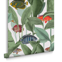 VLIESTAPETE - Aquarium Lush - Grün, Papier/Kunststoff (52/1005cm) - Graham & Brown