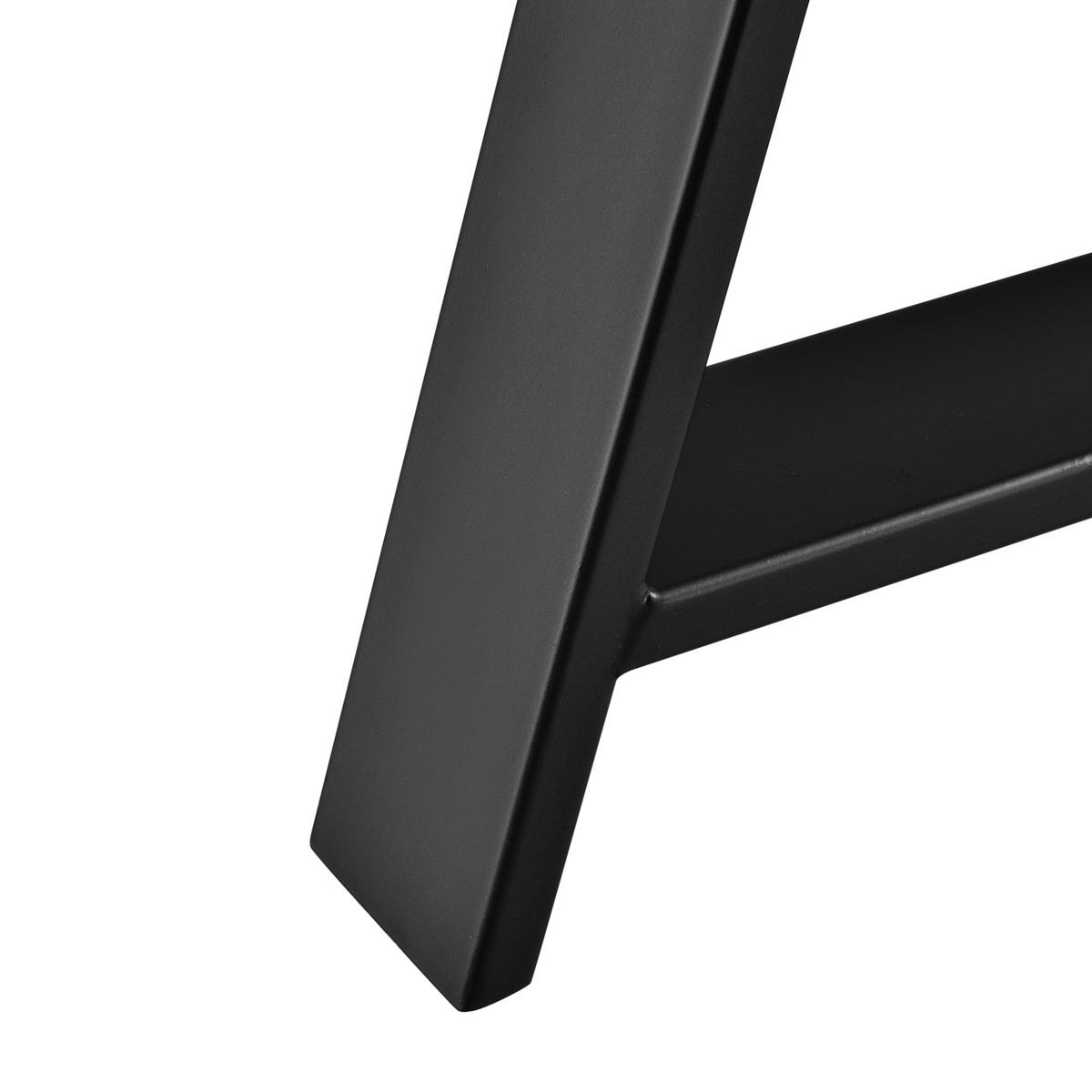 TISCHGESTELL-SET 2-TLG. Eschau - Schwarz, Metall (40/40/10cm) - [en.casa]