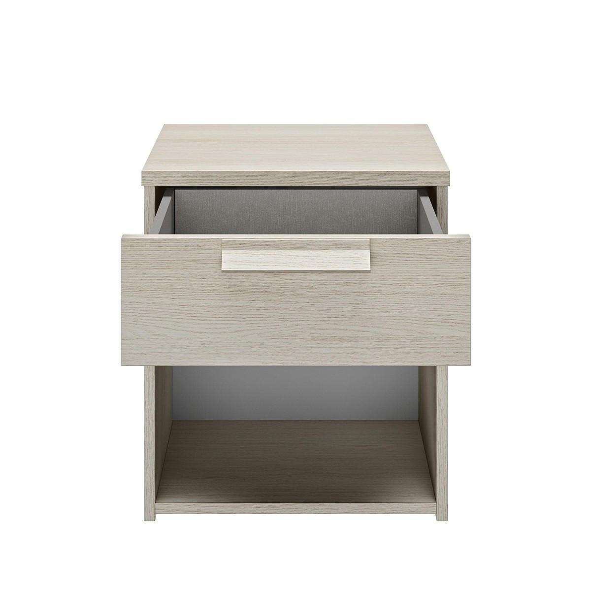 NACHTTISCH 1 Schublade Cyrus - Französische Herstellung - 43/36/50 cm - Apfelbaumfarben, Holzwerkstoff (36/50/43cm) - Calicosy