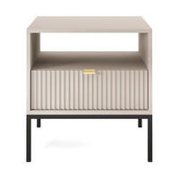 NACHTTISCH – S54 – 54 cm – NOVA – Kaschmir - Kaschmir, Holzwerkstoff (54/56/39cm) - hi-markt