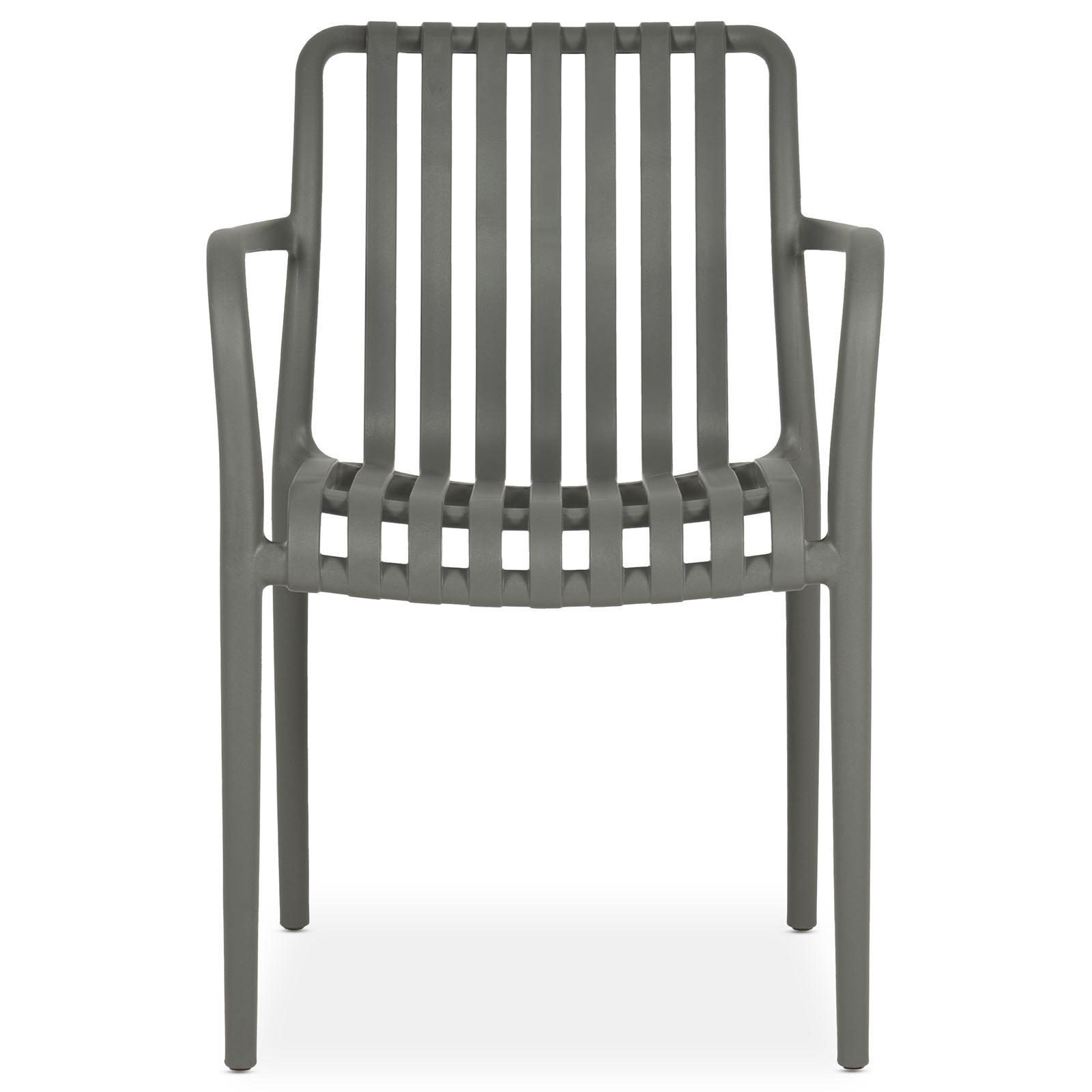 GARTENMÖBEL SET TULIPANO - Grau, Metall - IDIMEX