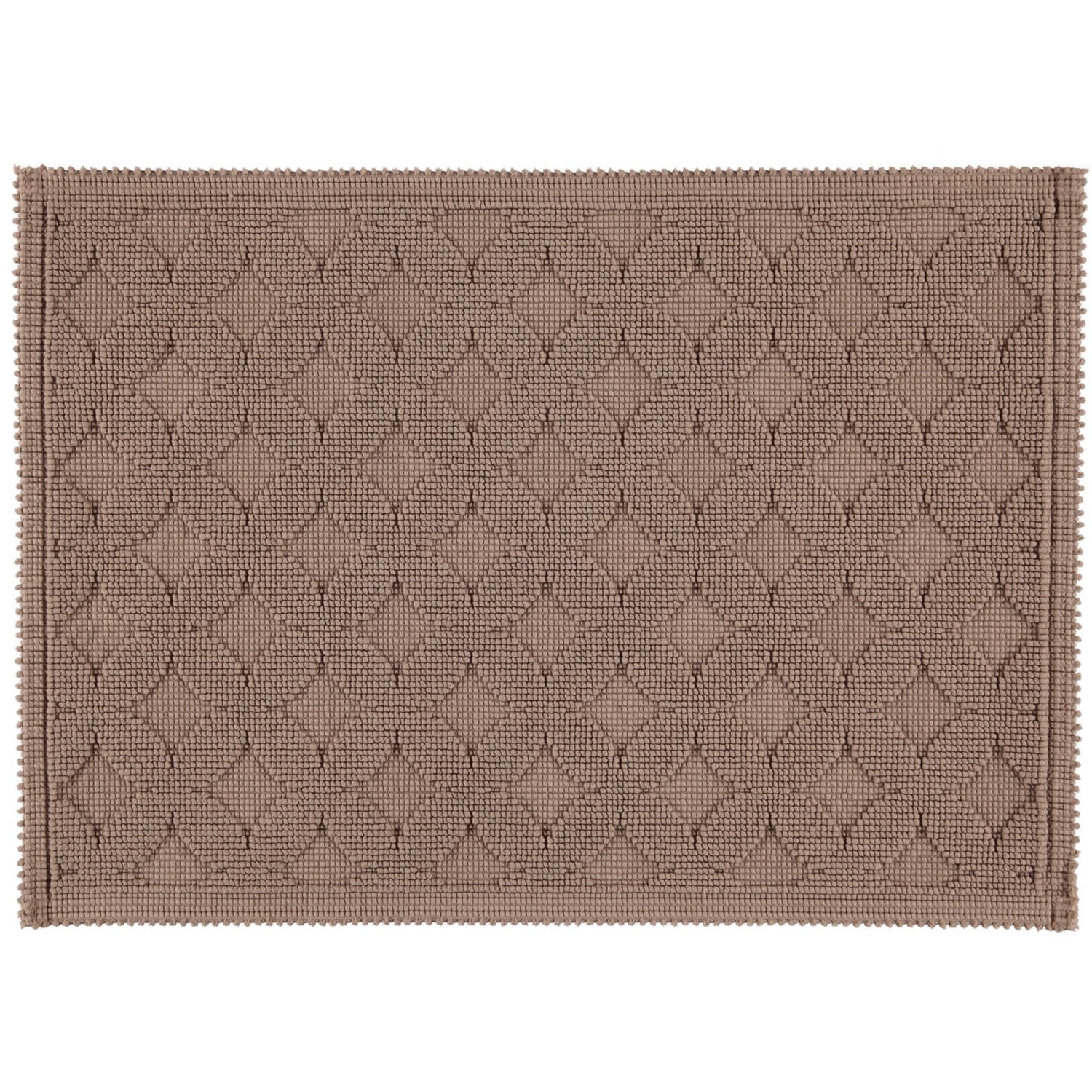 BADEMATTEN SEASIDE TAUPE - 58 - Taupe, Textil (50/70cm) - Rhomtuft