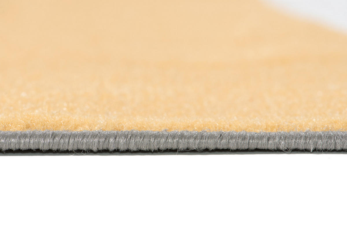 TEPPICH MAYA Gelb Geometrisch Kreise Vierecke 200/300 cm - Gelb, Textil (200/300cm) - Tapiso