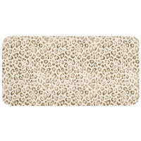 WC PŘEDLOŽKA Leopard - Classic - Béžová 120x60 cm - světle hnědá, textil/plast (120/1cm) - OnlyWow