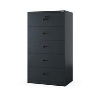 AKTENSCHRANK aus Metall SARA XL V5 162x90x60 cm - Anthrazit, Metall (90/162/60cm) - Jan Nowak