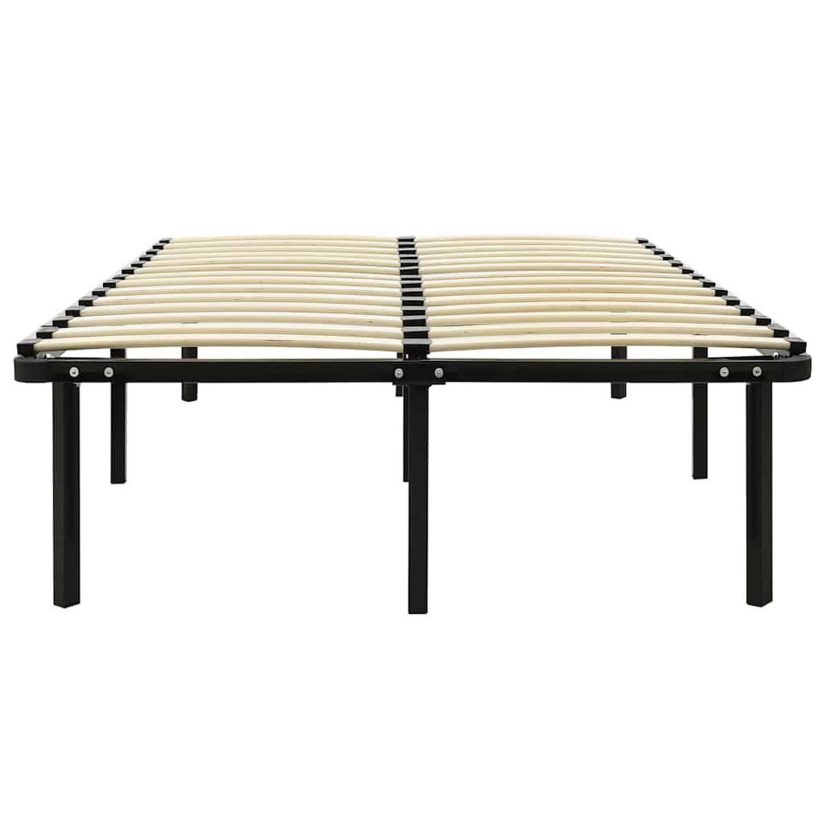 METALLBETT Herring 160/200 cm - Schwarz, Metall (160/200cm) - Nettlife